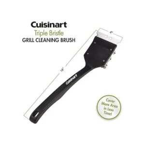 Cuisinart Cepillo de limpieza de parrilla de triple cerda_4