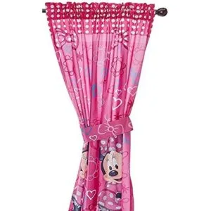 Disney Minnie Mouse Cortinas de ventana con diseño de_2