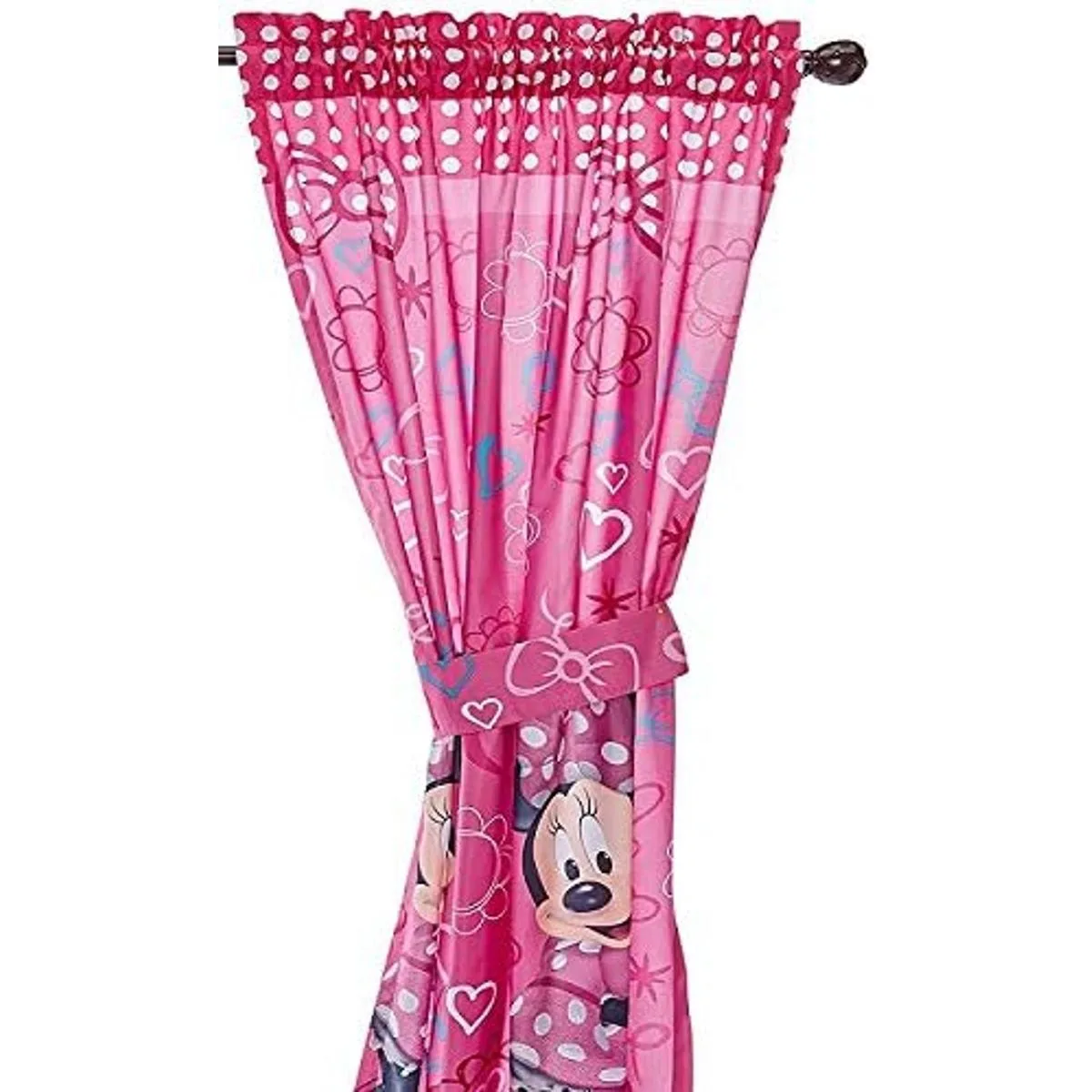 Disney Minnie Mouse Cortinas de ventana con diseño de_2