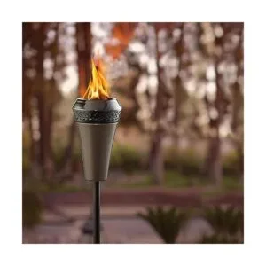 Antorcha TIKI Island King de 66 pulgadas acabado metálico_2