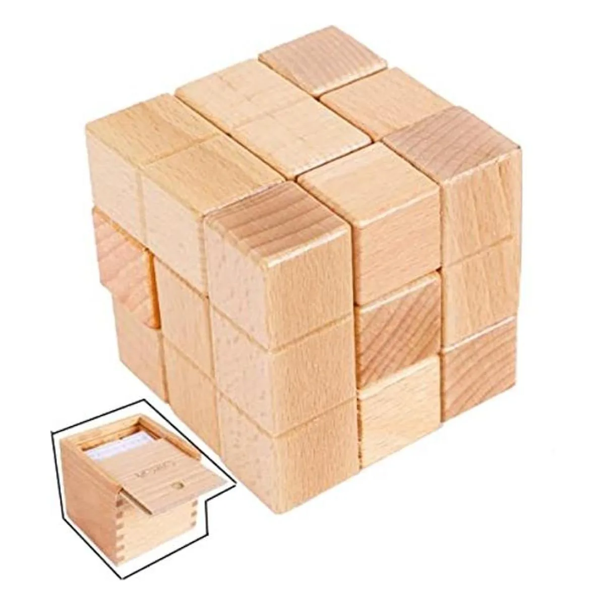 Rompecabezas de madera grande TOWO Soma Cube_1