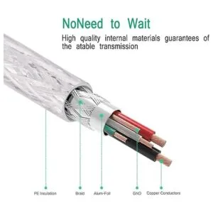 Cable de impresora de 10 pies cable de escáner 2.0 cable