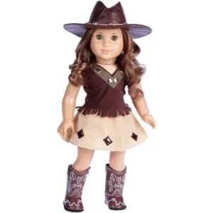 Dreamworld Collections Vaquera Conjunto de 4 piezas