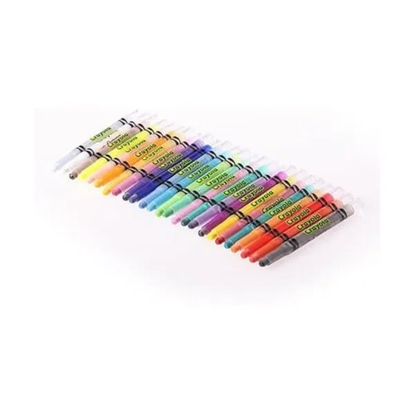 Conjunto de 25 mini crayones 40 hojas de papel y estuche_3