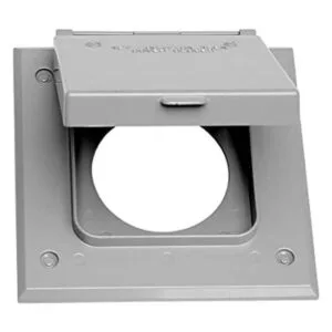 Sigma Electric Gris 14321 2Gang Cubierta de salida de_1