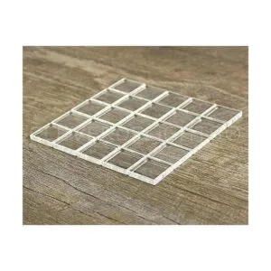 CleverDelights Azulejos cuadrados de vidrio de 1.0 in 20_3