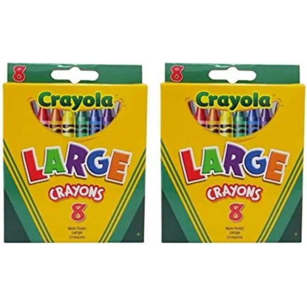 Crayola 2 Paquetes de crayones largos. Cada paquete_1
