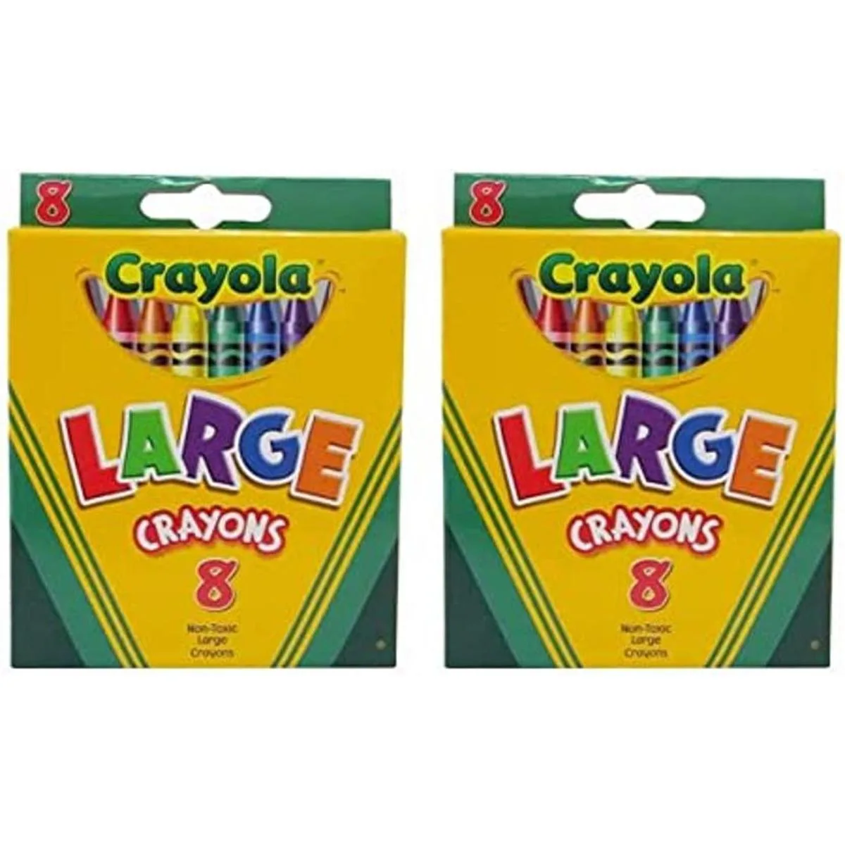 Crayola 2 Paquetes de crayones largos. Cada paquete_1
