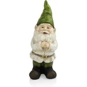 Alpine Corporation Decoración de estatua de gnomo de_1