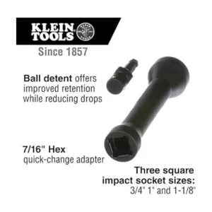 Klein Tools NRHD Toma de impacto 3 en 1 cuenta con tres_2