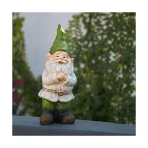 Alpine Corporation Decoración de estatua de gnomo de_2
