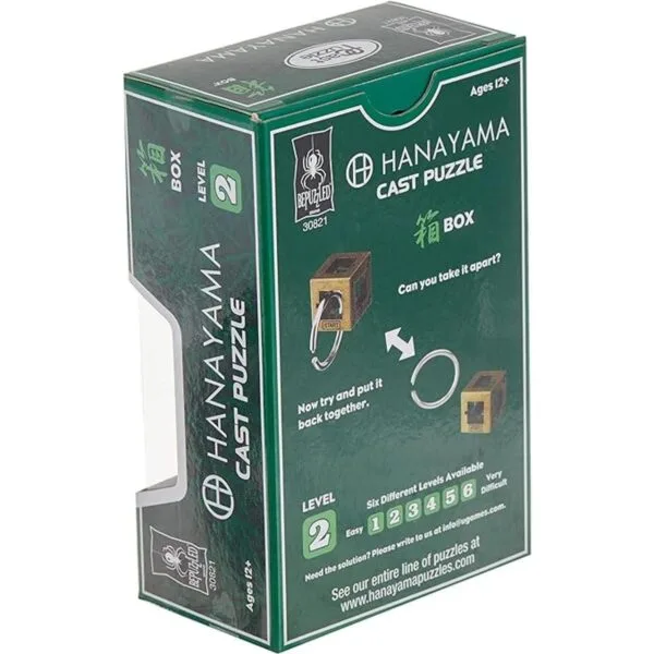Bepuzzled Box Hanayama Rompecabezas de metal fundido_4