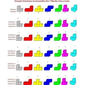 Rompecabezas de madera grande TOWO Soma Cube_2