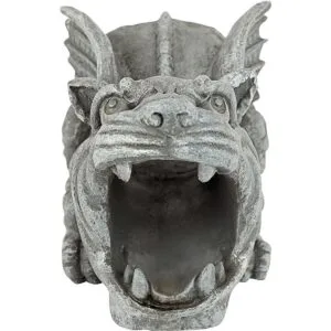 Design Toscano estatua de canalón de lluvia_3