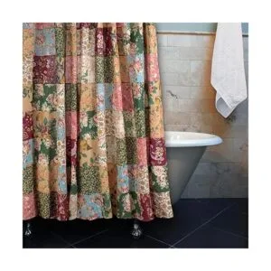 Greenland Home Cortina de ducha antigua y elegante_2