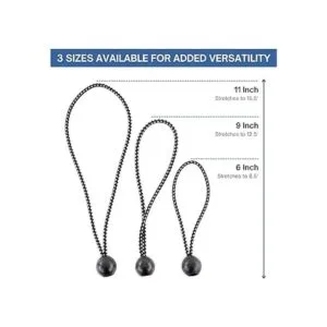 Kotap BB11B Cuerda elástica de bola resistente y_3