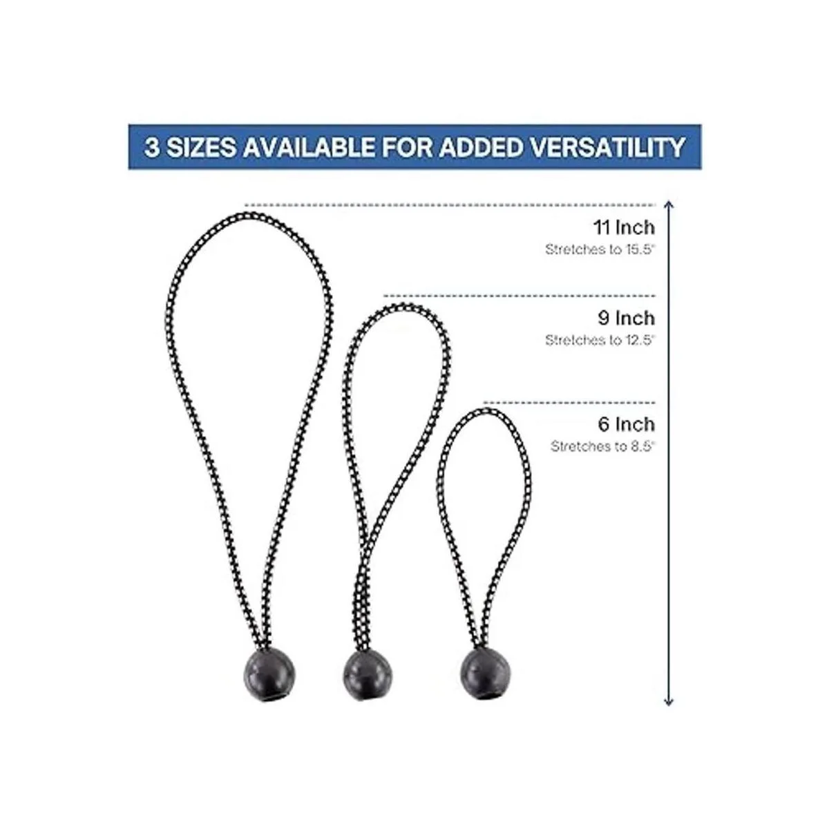 Kotap BB11B Cuerda elástica de bola resistente y_3