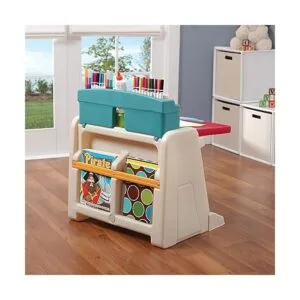 Mesa de escritorio con taburete caballete Step2 Flip_4