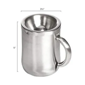 5 inch acero inoxidable cepillado personal spittoon con_2