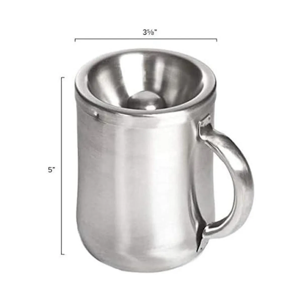 5 inch acero inoxidable cepillado personal spittoon con_2