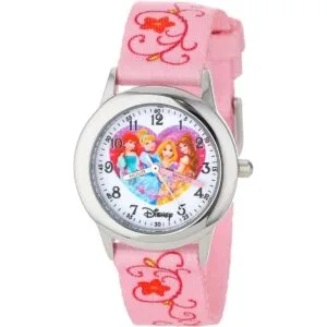 Disney Princess Reloj analógico de acero inoxidable para_1