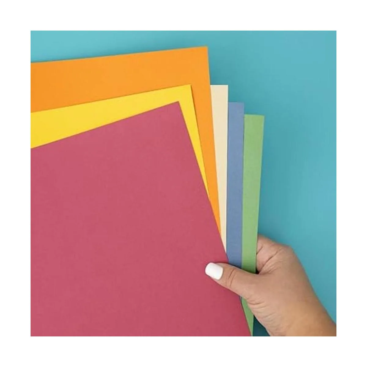 DCWV Bloc de cartulina de doble cara texturado 58 hojas