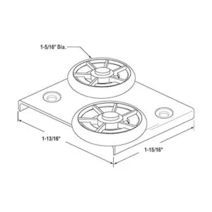 PrimeLine D 1804 Carvel Guía superior para puerta_2