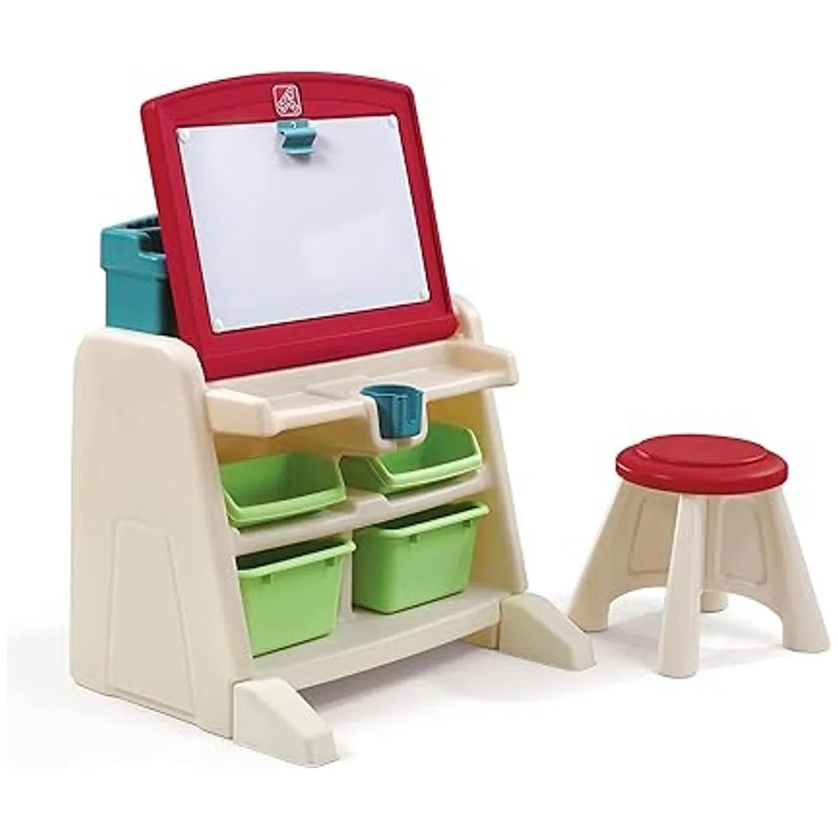 Mesa de escritorio con taburete caballete Step2 Flip_2