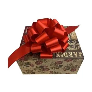 Cinta roja grande para moños para regalos de Navidad 9_3