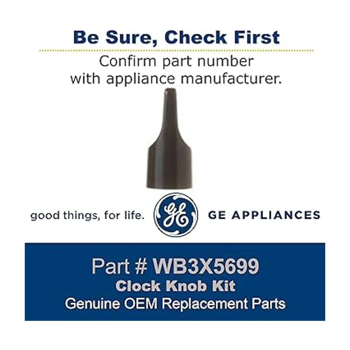 General Electric WB3X5699 Juego de pomos para reloj_2