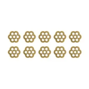 Hardware Philosophy Clover Brass Juego de 10 arandelas_4