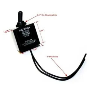 Apagador de dos posiciones encendidoapagado impermeable_2