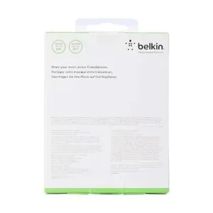 Bifurcador de auriculares Belkin Rockstar na Negro_4