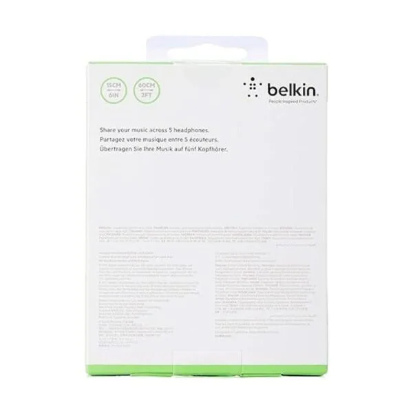 Bifurcador de auriculares Belkin Rockstar na Negro_4
