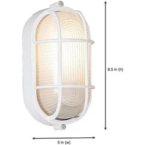 Designers Fountain 2071WH Luz de mamparo de seguridad de_2