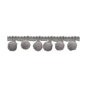 Pompom Fringe Rollos de flecos de poliéster de 1 pulgada_1