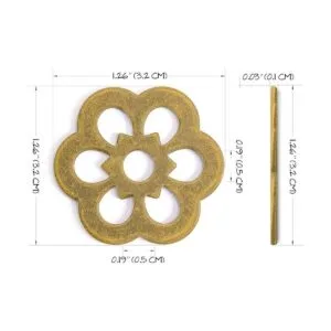 Hardware Philosophy Clover Brass Juego de 10 arandelas_3