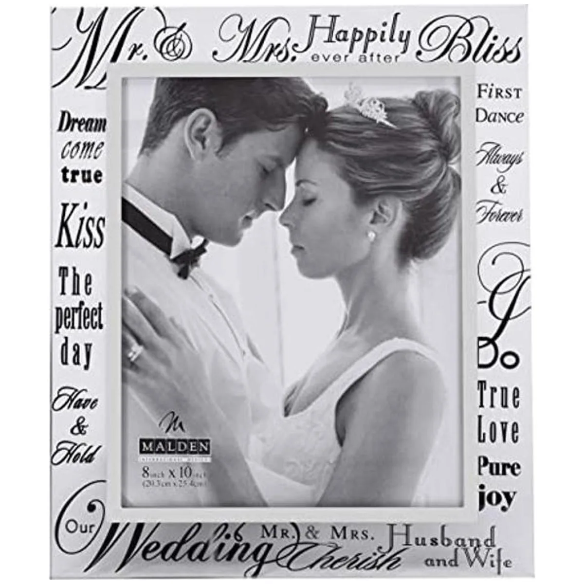 Malden International Designs Cristal espejo con borde_1