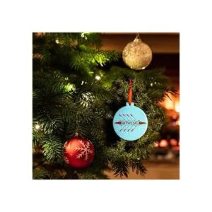 ChalkTalkSPORTS Adorno de porcelana con silueta de remo_2