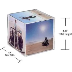 Malden International Designs Cubo de fotos acrílico 6_5