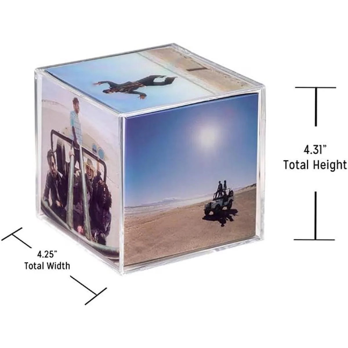 Malden International Designs Cubo de fotos acrílico 6_5