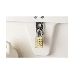 BRINKS Candado reiniciable de 4 esferas de latón macizo