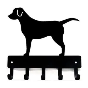 Labrador Retriever Llavero y soporte para correa de perro_1