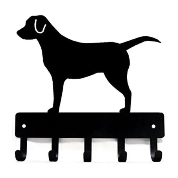 Labrador Retriever Llavero y soporte para correa de perro_1