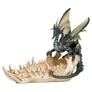 Design Toscano QS91305 Jaw of the Dragon Plato de estatua_2