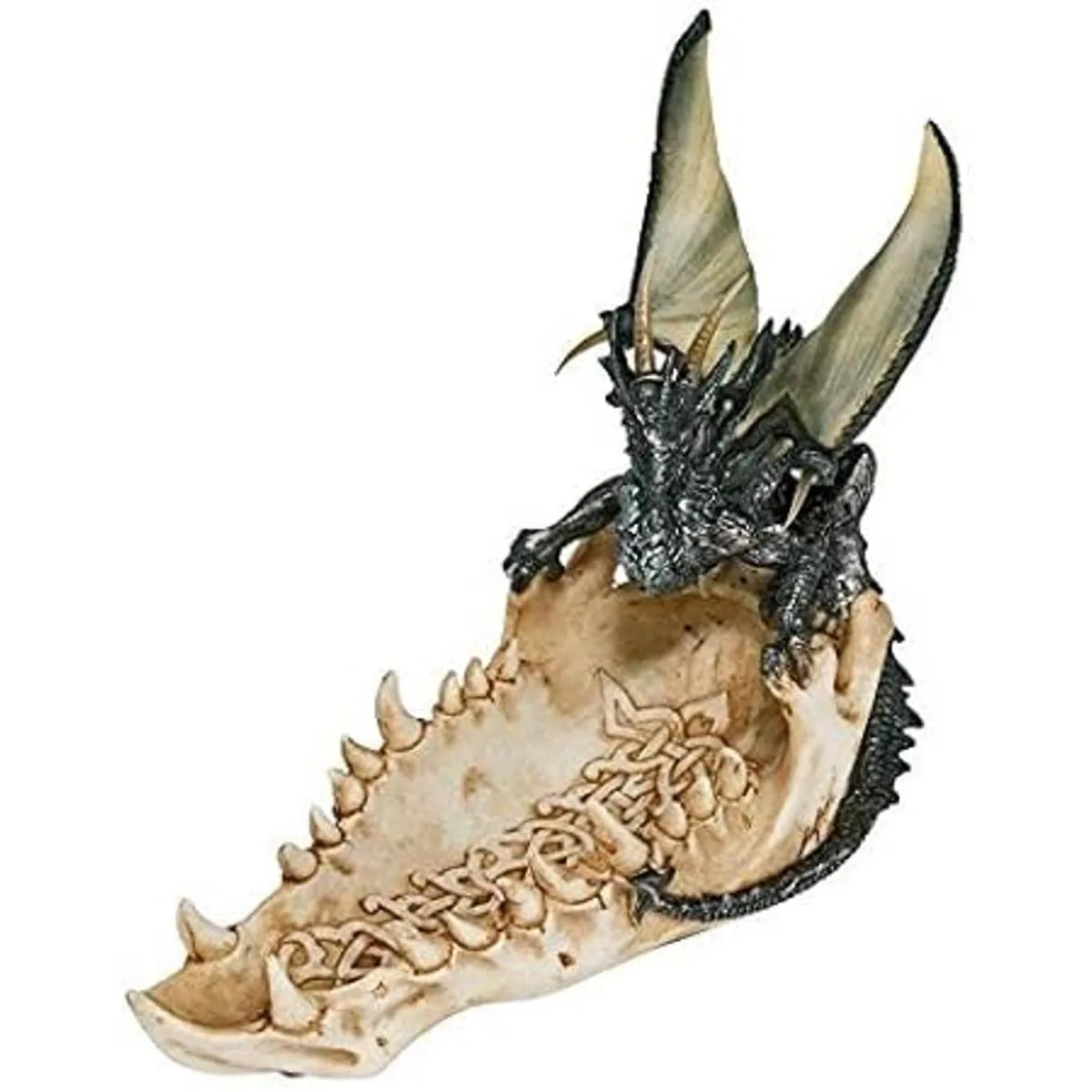 Design Toscano QS91305 Jaw of the Dragon Plato de estatua_5