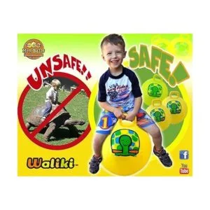 Pelota saltarina violeta de 18 pulgadas con manija para_5