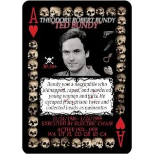 Serial Killer Cards 54 cartas únicas de asesino en serie_3