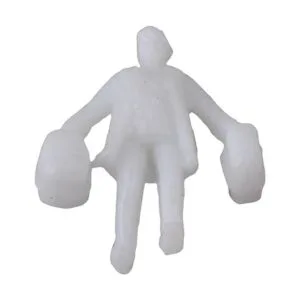 BQLZR White Model Train People Figura de pasajeros escala