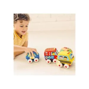 Juego de coches con cuerda hacia atrás para niños_3